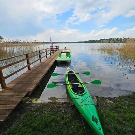 Sosenka Dom Wakacyjny Na 8 Osob Linia Brzegowa Jezioro Kalwa,prywatny Pomost, Sauna Przy Plazy , Jacuzzi W Ogrodzie Villa *