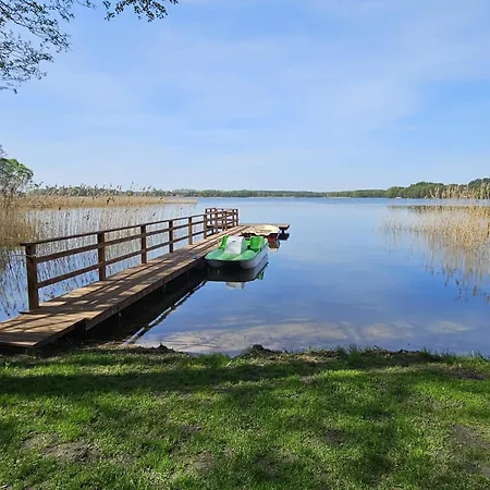 Sosenka Dom Wakacyjny Na 8 Osob Linia Brzegowa Jezioro Kalwa,prywatny Pomost, Sauna Przy Plazy , Jacuzzi W Ogrodzie Villa Passenheim