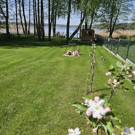 Villa Sosenka Dom Wakacyjny Na 8 Osob Linia Brzegowa Jezioro Kalwa,prywatny Pomost, Sauna Przy Plazy , Jacuzzi W Ogrodzie *